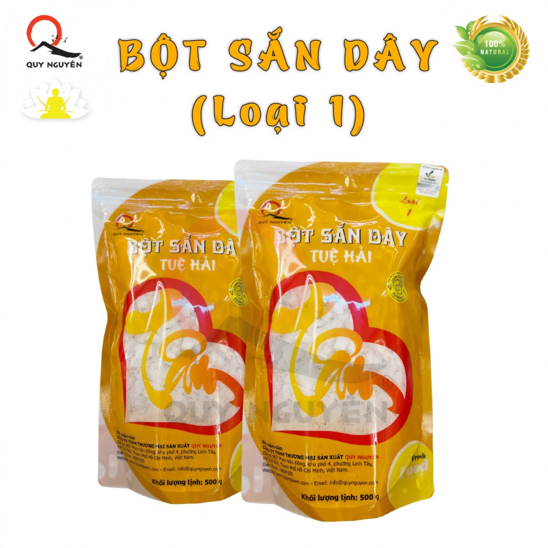 Bột sắn dây loại 1 QN - 500gr Bột sắn dây loại 1 QN - 500gr