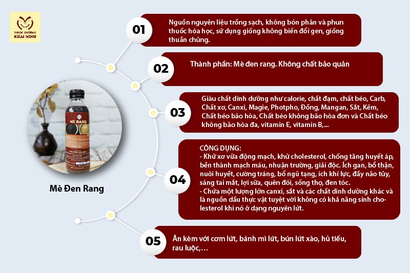 Mè Đen Rang Không Muối 150gr Mè Đen Rang Không Muối 150gr