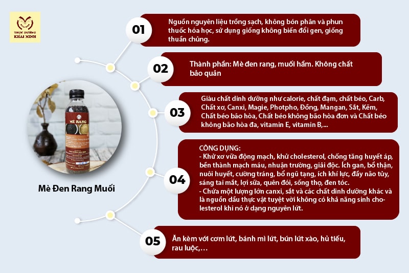 Mè Đen Rang Muối chai 150gr Mè Đen Rang Muối chai 150gr