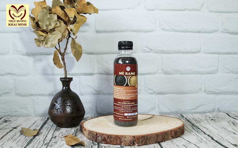 Mè Đen Rang Muối chai 150gr Mè Đen Rang Muối chai 150gr